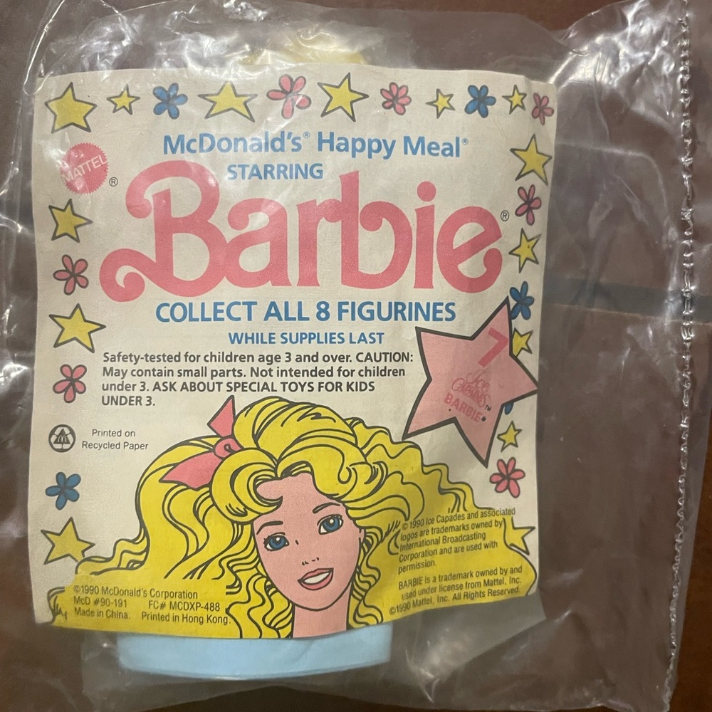 McDonald Barbie & Disney Happy Meal Toys